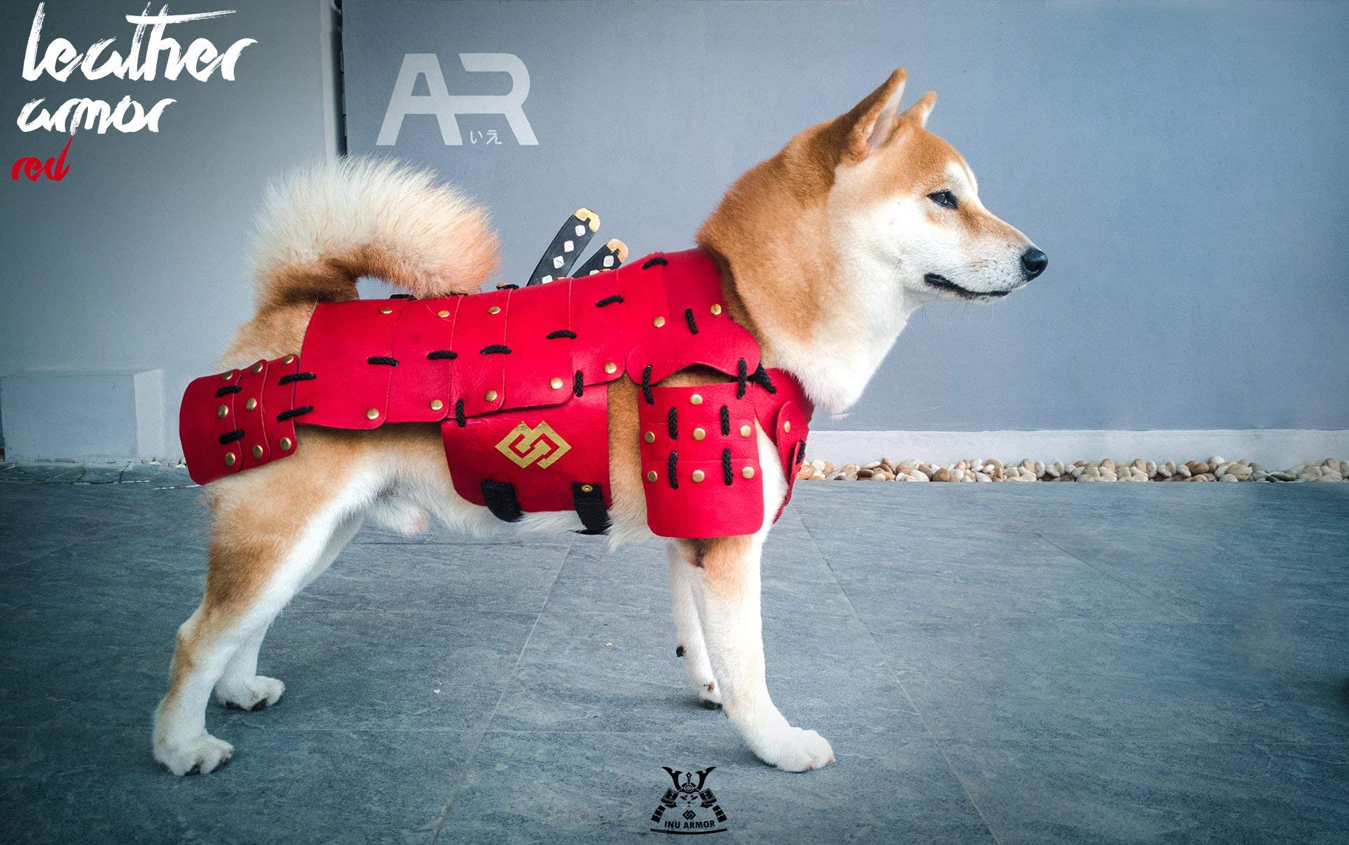original abrigo de perro estilo samurai